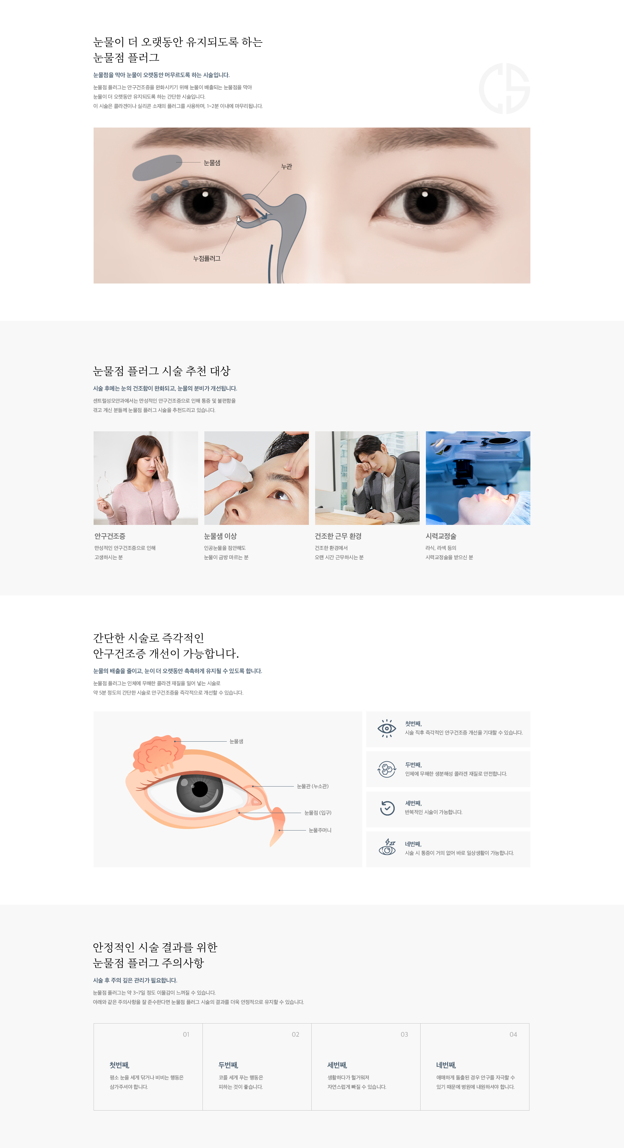 눈물점 플러그